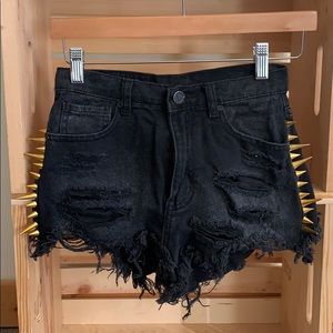 Black Unif shorts size 24